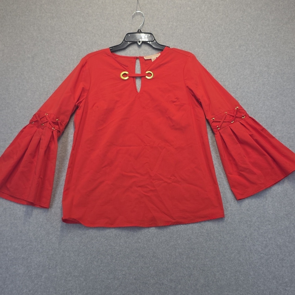 Michael Kors Vibrant Orange Top